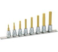 Hazet Juego Llave Tubular 10mm 3/8" Hexágonales Interiores 8-teilig 8801/8h