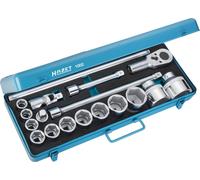 Hazet Juego Llave Tubular Cuadrado Hueco 20mm 3/4" 18-teilig 1002