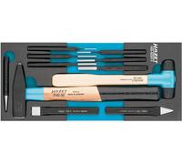 HAZET juego universal 163-523/11 I Juego de 11 piezas I Sistema de organización perfecto I Juego versátil