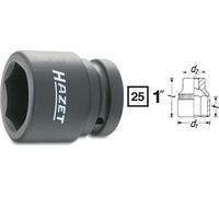 Hazet Kraft Bocas de Llave de Impacto 34mm 1" 25mm Exterior Hexagonal 1100S-34