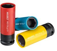 Hazet Kraft Unidad 12,5mm 1/2" Außen-sechskant-tractionsprofil 3-teilig 903