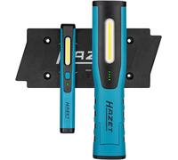 Hazet LED Lampen Set 1979W2/3, carga inalámbrica, 3-teilig, inkl Pen Light,LED-Lampe, doble almohadilla de carga inalámbrica, USB-C Kabel, Netzteil