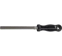HAZET Lima cuadrada para pinza de freno (10 x 10 mm, mango de plástico con agujero para colgar) 4968-6