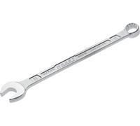Hazet Llave combinada 600N-11 cromada, Cabeza de llave combinada acodada a 15grados - Salida: hexágono doble externo, anchura entre planos: 11 mm, eje con perfil extra robusto en doble T