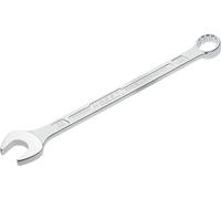 HAZET: Llave combinada 600N-22 cromada I Cabeza de llave combinada acodada 15grados - Salida: hexágono doble externo, anchura entre planos: 22 mm, eje con perfil HAZET doble T extra robusto".