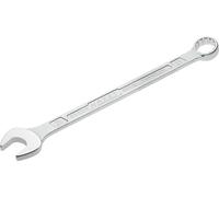 Hazet Llave combinada 600N-25 cromada, Cabeza de llave combinada acodada a 15grados - Salida: hexágono doble externo, anchura entre planos: 25 mm, eje con perfil extra robusto en doble T