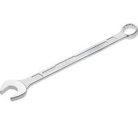 Hazet Llave combinada 600N-28 cromada, Cabeza de llave combinada acodada a 15 grados - Salida: hexágono doble externo, anchura entre planos: 28 mm, eje con perfil extra robusto de doble T
