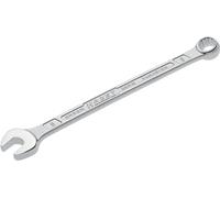 Hazet Llave combinada 600N-6 cromada, Cabeza de llave combinada acodada a 15grados - Salida: hexágono doble externo, anchura entre planos: 6 mm, eje con perfil extra-resistente de doble T