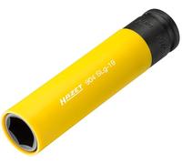 HAZET Llave de tubo de 1/2 pulgadas (12,5 mm) en cuadrado con funda de plástico de protección para evitar que se doble, con perfil especial, tamaño de llave:21 mm, 905SLG-21, 904SLG-19 0W, 0V