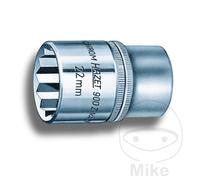HAZET Llave de vaso bi-hexagonal 1/2 13 MM 38 MM