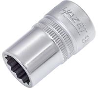 Hazet Llave de vaso doble hexágono 900Z-14 14mm, arrastre 1/2 pulgada, acero cromo vanadio, diseño robusto