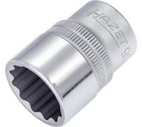 Hazet Llave de vaso doble hexágono 900Z-20 20mm, accionamiento 1/2 pulgada, acero cromo vanadio, diseño robusto