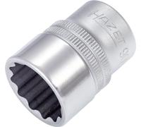 Hazet Llave de vaso doble hexágono 900Z-21 21mm, arrastre 1/2 pulgada, acero cromo vanadio, diseño robusto