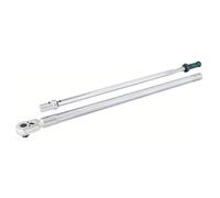 HAZET Llave dinamométrica de 1 pulgada 6160-1CT, 600-1600 Nm, longitud 2455 mm, precisión 3%, con mango de 2 componentes, ventana de visualización, anillos de codificación y caja de seguridad