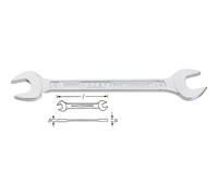 HAZET Llave fija doble 450N-18X19 cromada 18x19 mm 15° perfil T doble Made in Germany