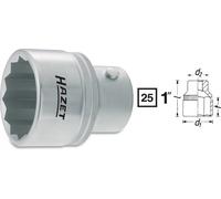 Hazet Llave Vaso de Impacto 75mm 1" 25mm Doble Hexagonal 1100Z-75