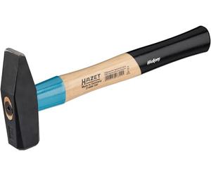 HAZET Martillo de cerrajero BluGuard 2140N-100, 360mm de longitud, cabeza de martillo de 1000g, con tornillo de cuña para máxima seguridad, acero de calidad y mango ergonómico