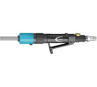 Hazet Mini escarificador de aguja 9035M-6, 235,6 mm de longitud, accionado por aire comprimido, limpieza suave de piezas sucias, 13 agujas de acero inoxidable, 3000 golpes/min