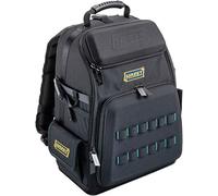 HAZET Mochila para herramientas 191R-1 vacía, 38 compartimentos, 44 fijaciones, 21,5 litros, carcasa inferior impermeable, 15 kg de carga, 390 x 290 x 510 mm