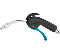 HAZET Pistola de aire comprimido 9040P-4 I fuerza de soplado extrema I ideal para eliminar rápidamente virutas u otros cuerpos extraños en lugares de difícil acceso