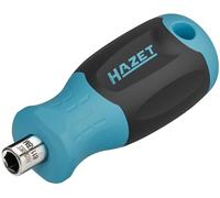 Hazet Porta-puntas 811KBM, longitud 70 mm, hueco hexagonal 1/4 pulgada, con porta-puntas magnético, para accionamiento manual, mango antideslizante de 3 componentes