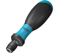 HAZET Porta-puntas de vaso 810BH - Hexágono 6,3 (1/4 pulgada) 136 mm - versátil y flexible, cierre de bayoneta - con mango antideslizante de 3 componentes para una alta transmisión de fuerza