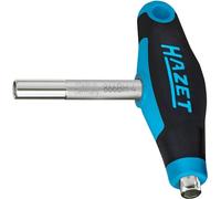 Hazet Porta-puntas doble 866BH-4, Herramienta para sujetar puntas/puntas de destornillador, universal, práctica, eficaz, Salida: hexágono 6,3 (1/4 pulgada), Fuerza magnética: 1000 g