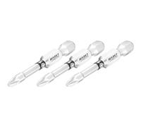 HAZET PZ1-2216NSLG-PZ1/3 - Punta hexagonal (6,3 pulgadas, perfil Pozidriv, modelo largo, 3 unidades)