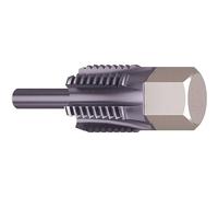 HAZET re-cortador de roscas sensores de temperatura de gases de escape 4683-16, 13 mm hexágono exterior, M16 x 1,5, para Mercedes-Benz Trucks, Bus, DAF, re-corte y limpieza profesional