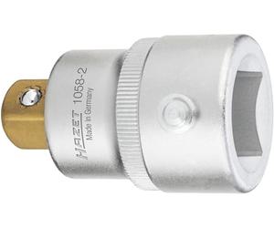 HAZET reductor 1058-2 I 3/4 cuadradillo interior I 1/2 cuadradillo exterior I Con perno de desbloqueo para bloqueo de pasador