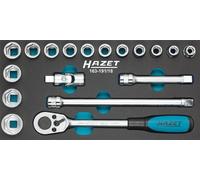 HAZET Sistema Del Zócalo 12,5mm 1/2" Außen-sechskant-tractionsprofil 18-teil