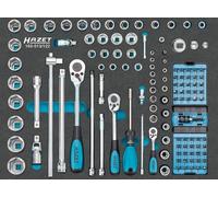 HAZET Sistema Del Zócalo 122tlg 6,3mm 1/4" 10mm 3/8 12,5 1/2 6,3 1/4 163-513