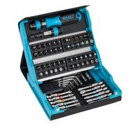 Hazet SmartCase juego de puntas 2200SC-1, Juego de puntas de 69 piezas, accionamiento: hexagonal 6,3 mm (1/4 pulgada), para uso manual, maletín de herramientas móvil FABRICADO EN ALEMANIA
