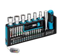 Hazet SmartHolder portaherramientas 2300SH-1, Juego de puntas de herramienta, accionamiento: hexagonal 6,3 (1/4 pulg), Práctico juego de herramientas extremadamente manejable y compacto
