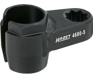 HAZET Sonda Lambda 4680-5 I Salida: Hexágono I Anchura entre planos: 22 mm I Para montar o desmontar la sonda Lambda I Carcasa robusta I Para una amplia gama de coches