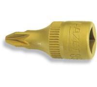 HAZET Piezas insertables de llave de cubo 8507-PZ2 1/4" Ta.2 Supa-/Pozidriv