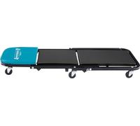 HAZET Tumbona con ruedas 195N-3, capacidad de carga hasta 150 kg, robusto bastidor de tubo de acero, tumbona y reposacabezas tapizados, fácil cambio entre tumbona y asiento, dimensiones