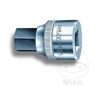 HAZET Vaso de punta allen 1/2 12 MM 40 MM
