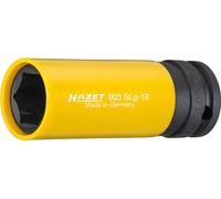 Hazet vaso destornillador de impacto y de máquina 903SLG-19, Accionamiento: 1/2 pulgada, Ancho de llave: 19 mm, Para el montaje y desmontaje cuidadoso de ruedas