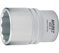 HAZET vaso doble hex 900Z-16 16mm I accionamiento 1/2 pulgada I acero cromo vanadio, diseño robusto
