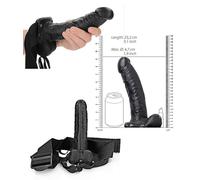 Hazlo cable realista portátil consolador anal grande pene falso correa vagina...