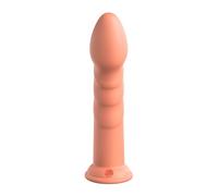 Hazlo con ventosa suave consolador vaginal portátil pene falso de silicona anal