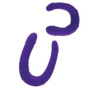 Hazlo doble vaginal anal mini consolador de silicona suave pequeño pene falso