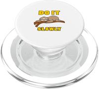 Hazlo Lentamente Perezoso escalofriante Animal Divertido PopSockets PopGrip para MagSafe