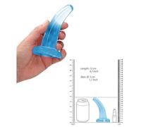 Hazlo pequeño consolador vaginal mini con ventosa pene falso suave portátil anal