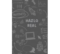HAZLO REAL. Agenda sin fecha, trimestral, A5: Mod. Emprendedor (Gris) - Planificador trimestral, mensual, semanal y diario para máxima productividad. Objetivos OKR y control de hábitos.