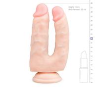 Hazlo realista con ventosa consolador vaginal doble anal maxi mini juguete...