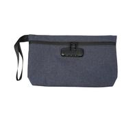 HazLope Bolsa a prueba de olores, bolsa de seguridad portátil con cerradura de combinación, tela Oxford impermeable, compartimento secreto de viaje para objetos de valor y medicamentos, 32 x 19 cm