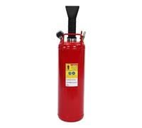 HazLope - Inflador de aire para neumáticos (9 L, 8 bares, vehículo eléctrico), botella de aire comprimido portátil con manómetro, depósito inflado de acero para taller, válvula de seguridad 2 gal