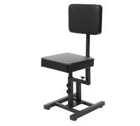 HazLope Silla de peluquería ajustable, ergonómica, silla de belleza, altura 31,5-38,58", soporta 220 kg, respaldo de 180°, acolchado de poliuretano, para el hogar y el salón de uñas, fácil montaje